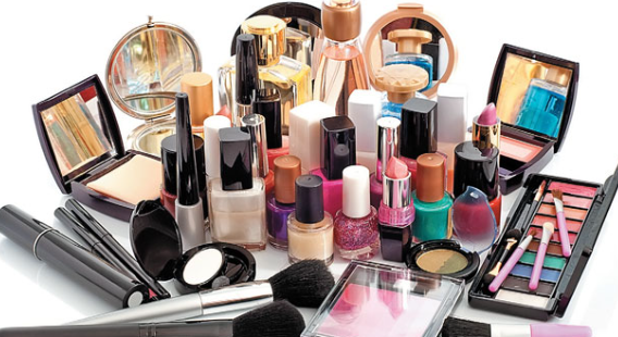 various cosmetics