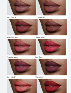 Lipstick for brown skin
